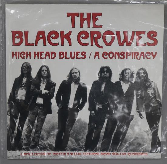 A collection of Black Crowes vinyl